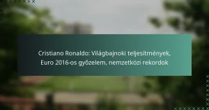 Cristiano Ronaldo: Világbajnoki teljesítmények, Euro 2016-os győzelem, nemzetközi rekordok